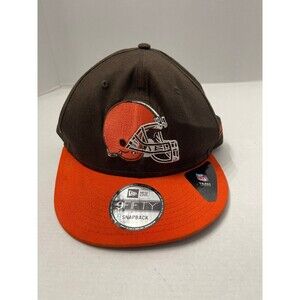 Cleveland Browns New Era Brown/Orange Basic 9Fifty Adjustable SnapBack Hat New